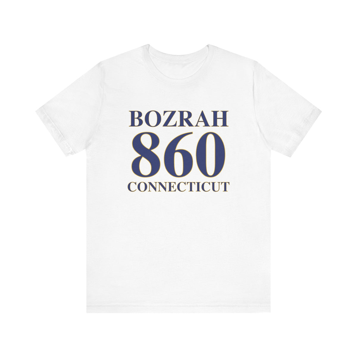 Bozrah 860 Connecticut Unisex Jersey Short Sleeve T-Shirt