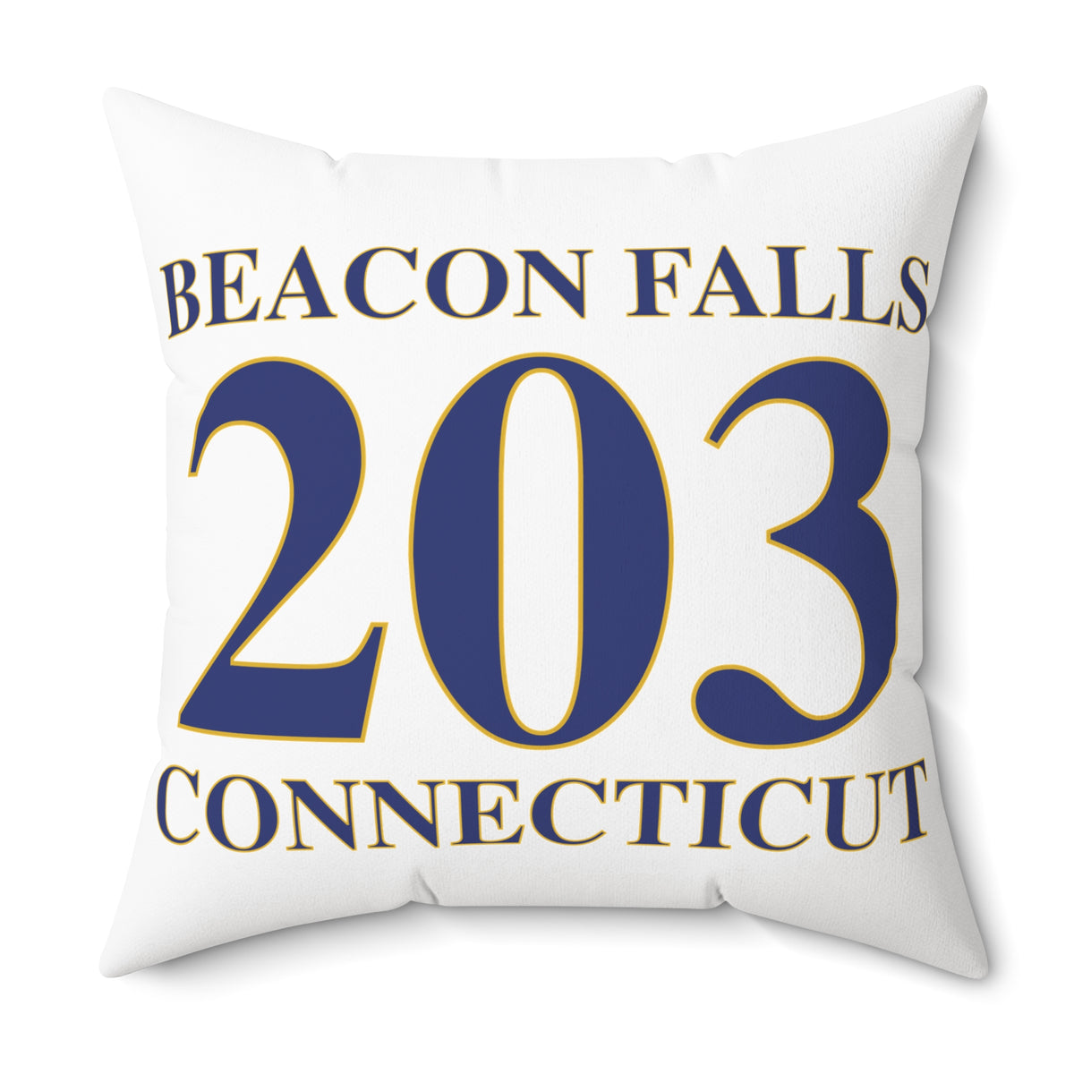 Beacon Falls 203 Connecticut Polyester Square Pillow