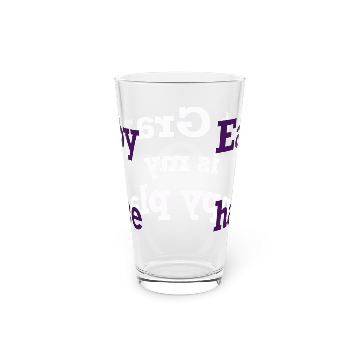 East Granby is My Happy Place Pint Glass, 16oz