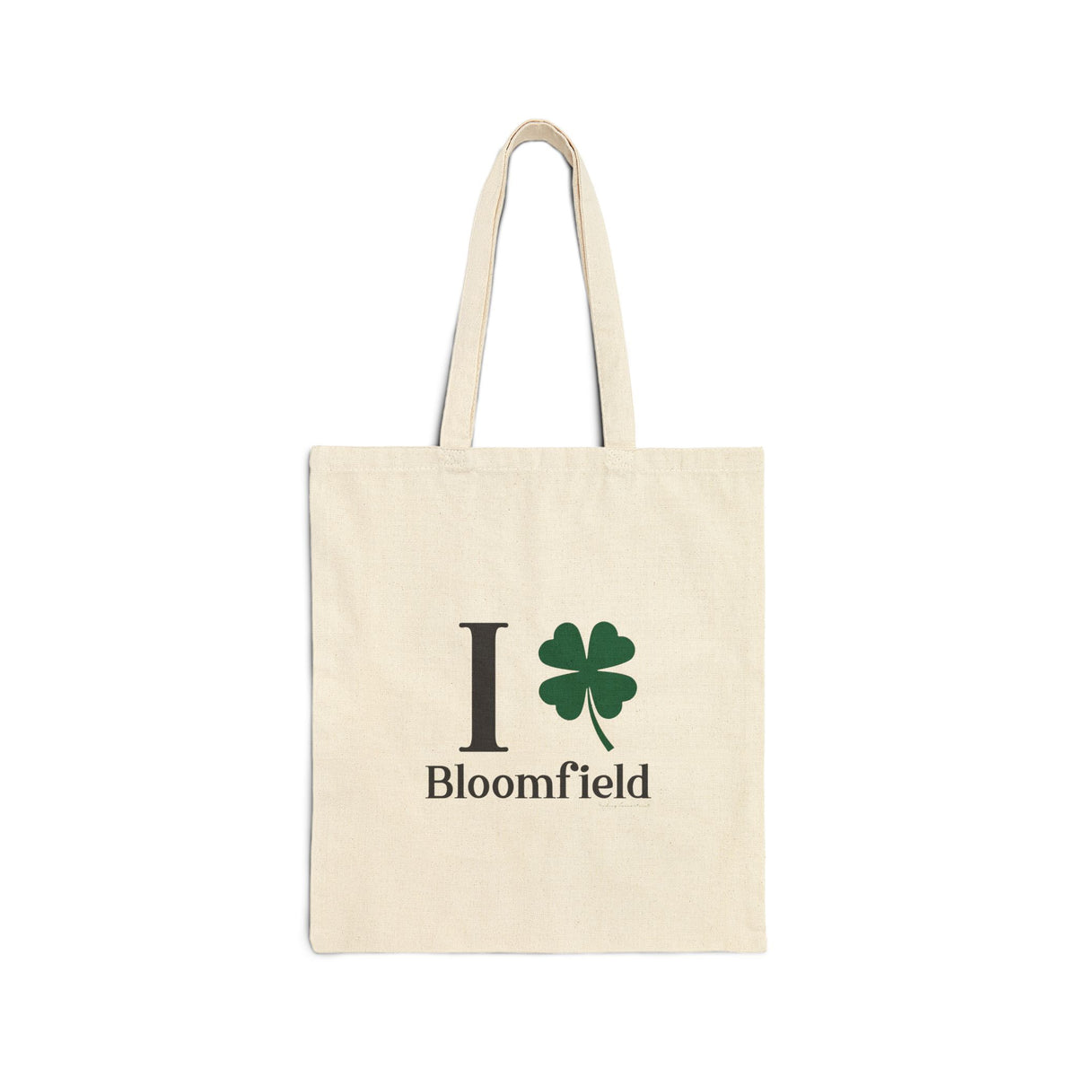 I Clover Bloomfield Cotton Canvas Tote Bag