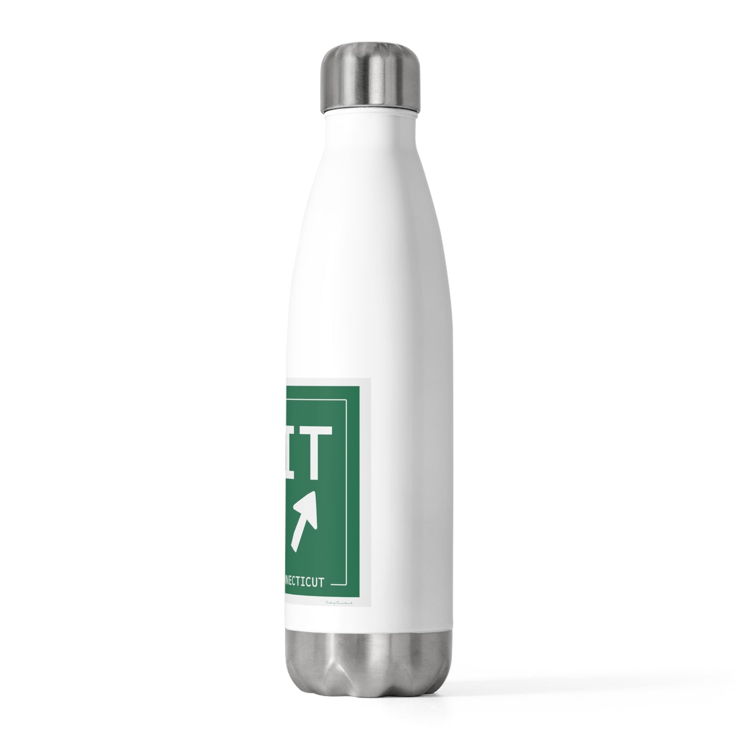 Vintage Exit 28 Merritt Parkway Sign 20oz Insulated Bottle