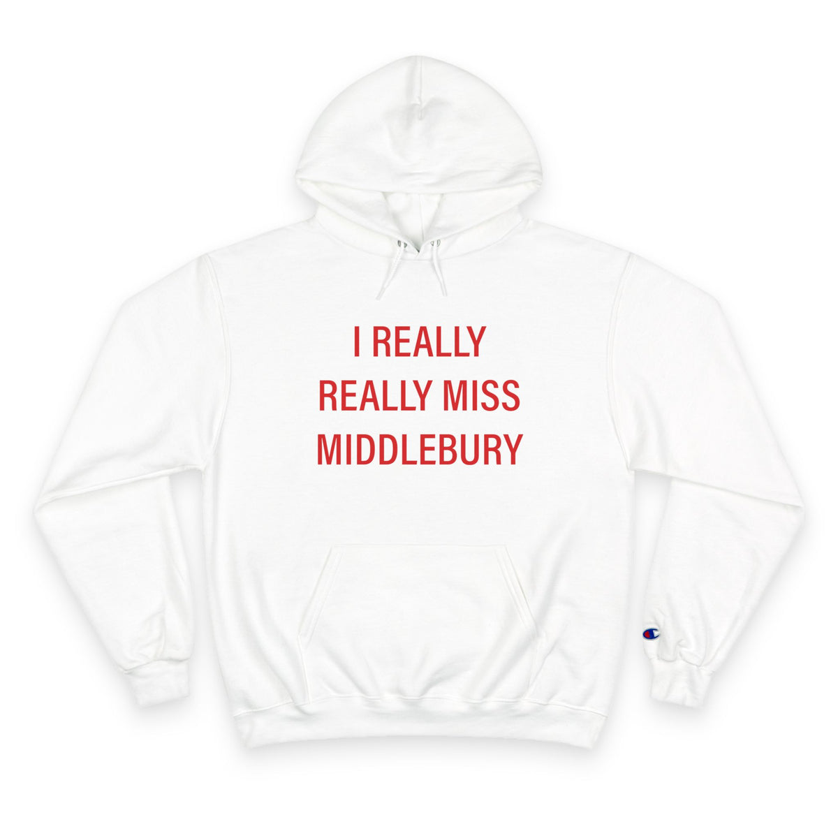 I Really Really Miss Middlebury Champion Hoodie