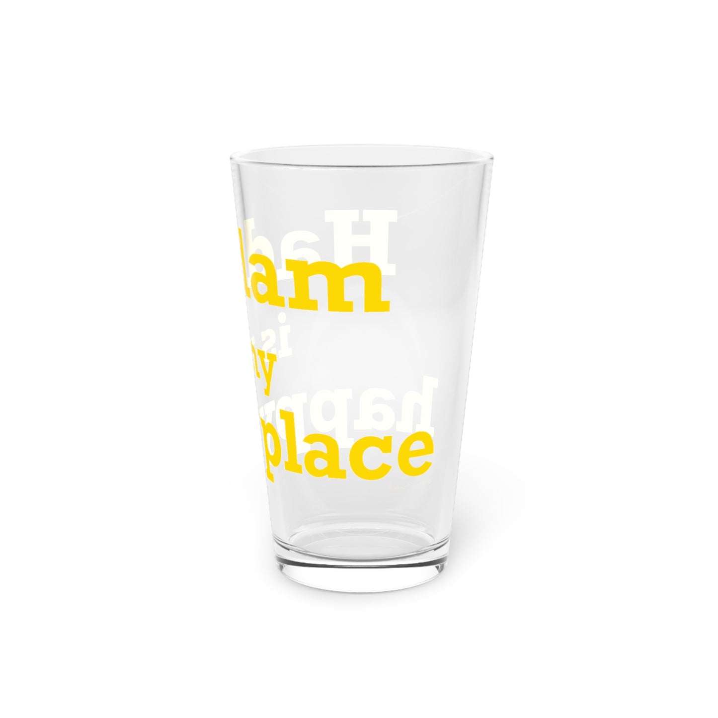 Haddam is My Happy Place Pint Glass, 16oz