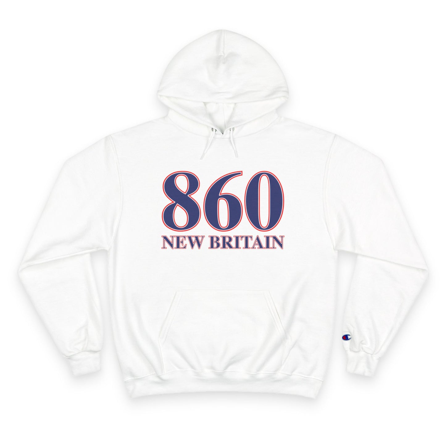 860 New Britain Red White & Blue Champion Hoodie