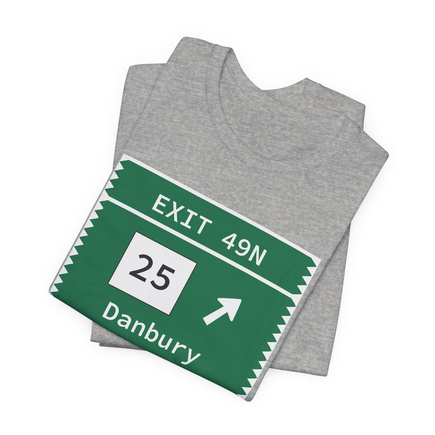 Vintage Merritt Parkway Exit 49N Sign Unisex Jersey Short Sleeve T-Shirt