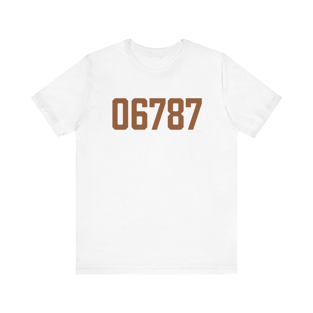 06787 Thomaston Connecticut Zip Code Jersey Short Sleeve T-Shirt