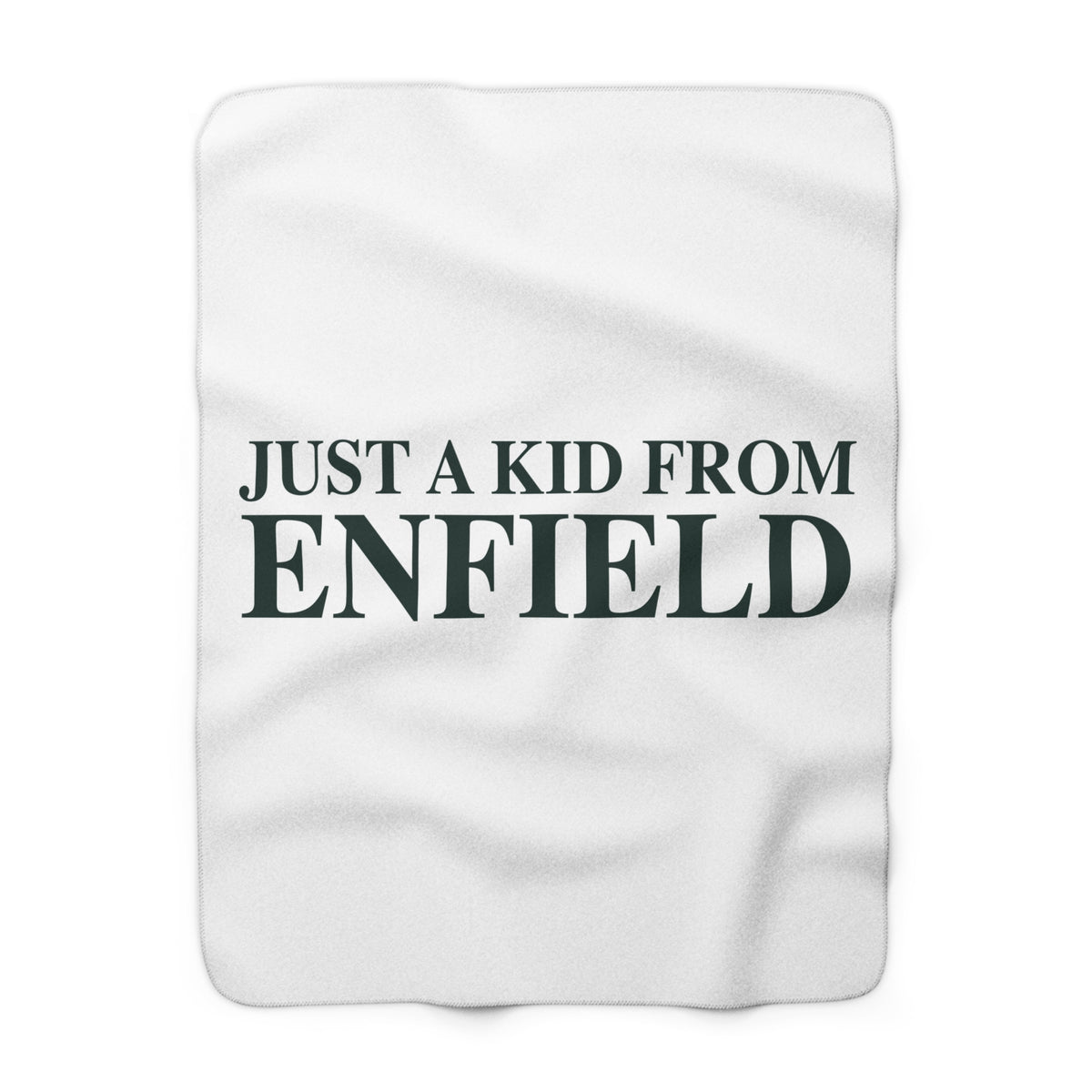 Just a kid from Enfield Fleece Blanket