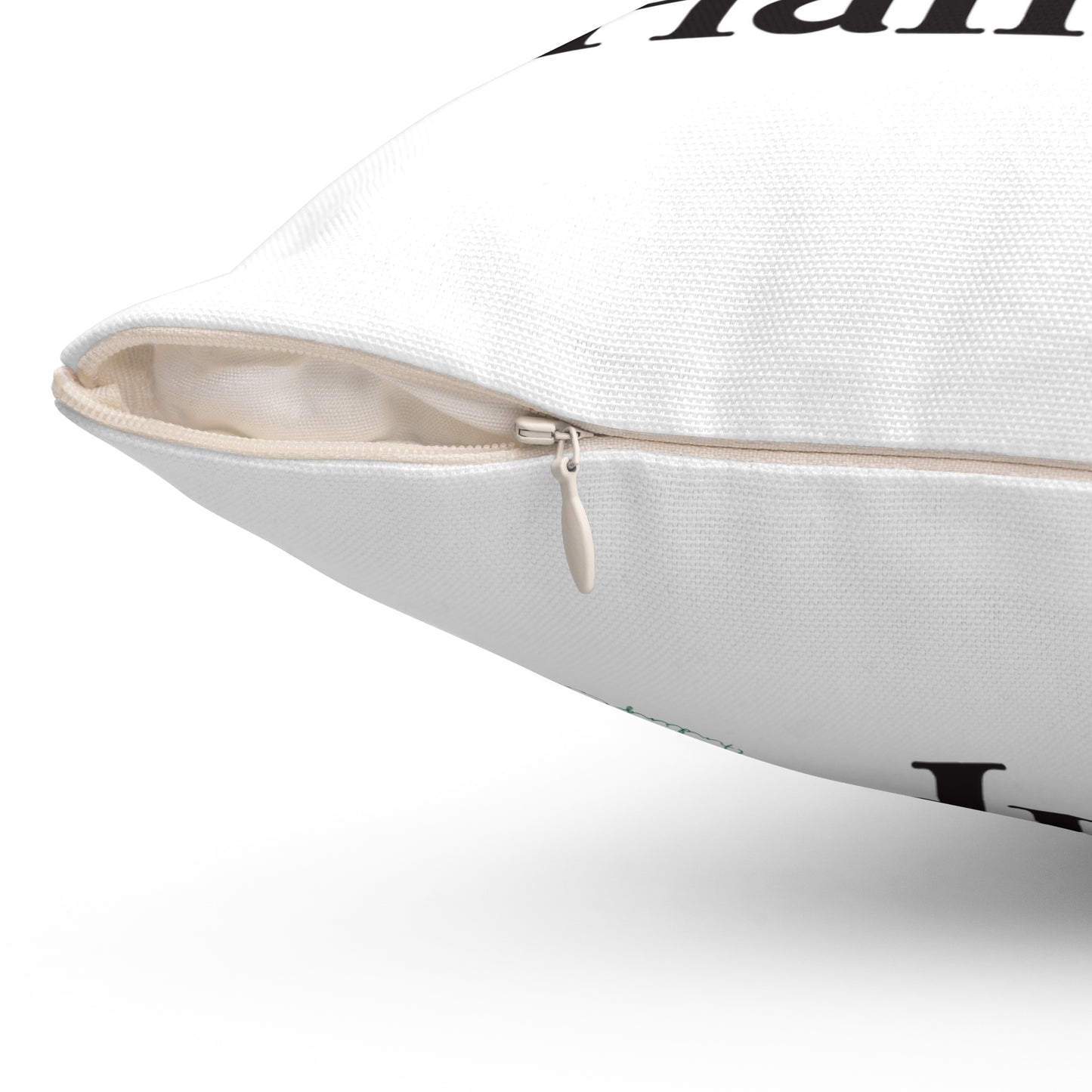 I Clover Hampton Spun Polyester Square Pillow