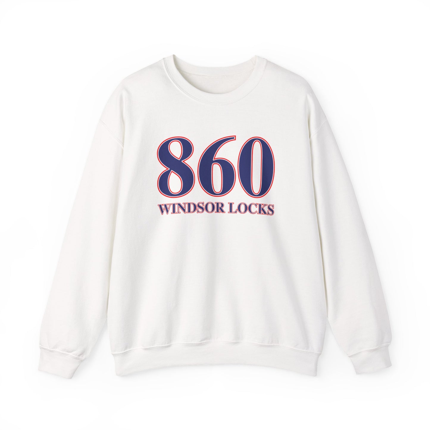 860 Windsor Locks Red White & Blue Unisex Heavy Blend™ Crewneck Sweatshirt