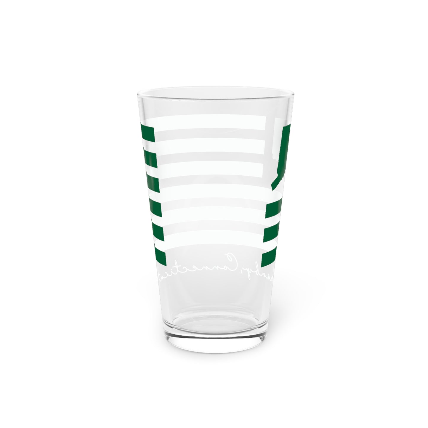 Granby Connecticut St. Patrick’s Day Flag Pint Glass, 16oz