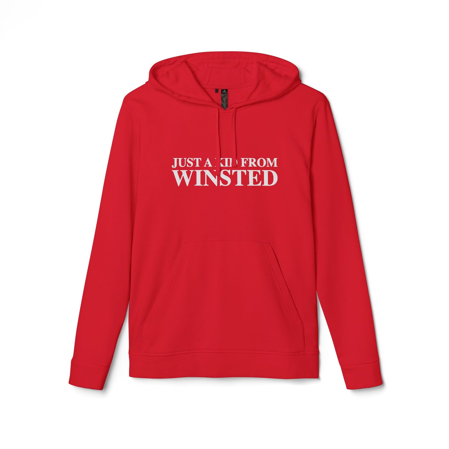 Just a kid from Winsted adidas Unisex Fleece Hoodie