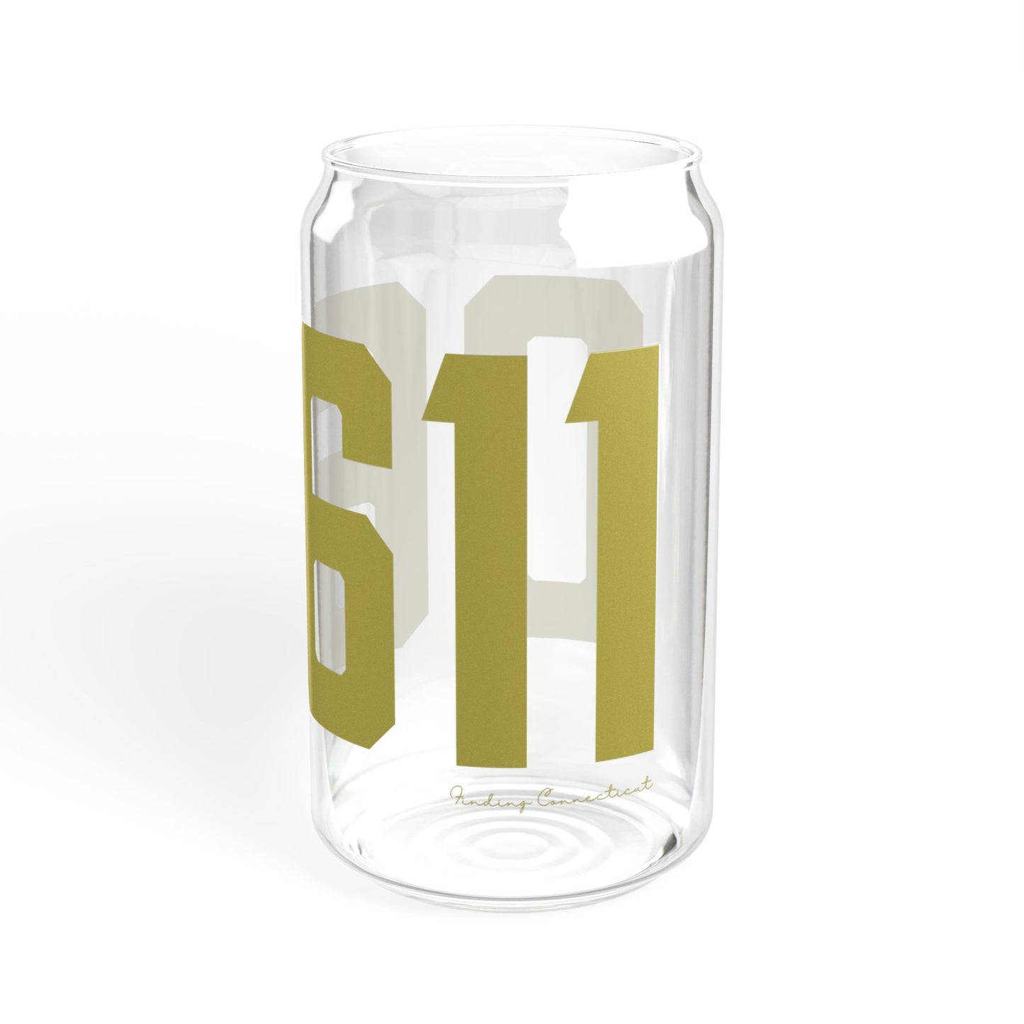 06611 Trumbull Connecticut Zip Code Sipper Glass, 16oz
