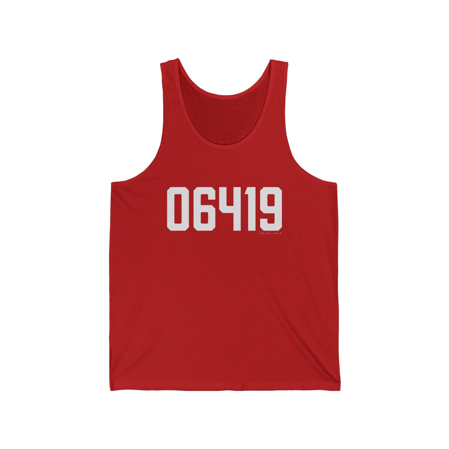 06419 Killingworth CT Zip Code Unisex Jersey Tank Top