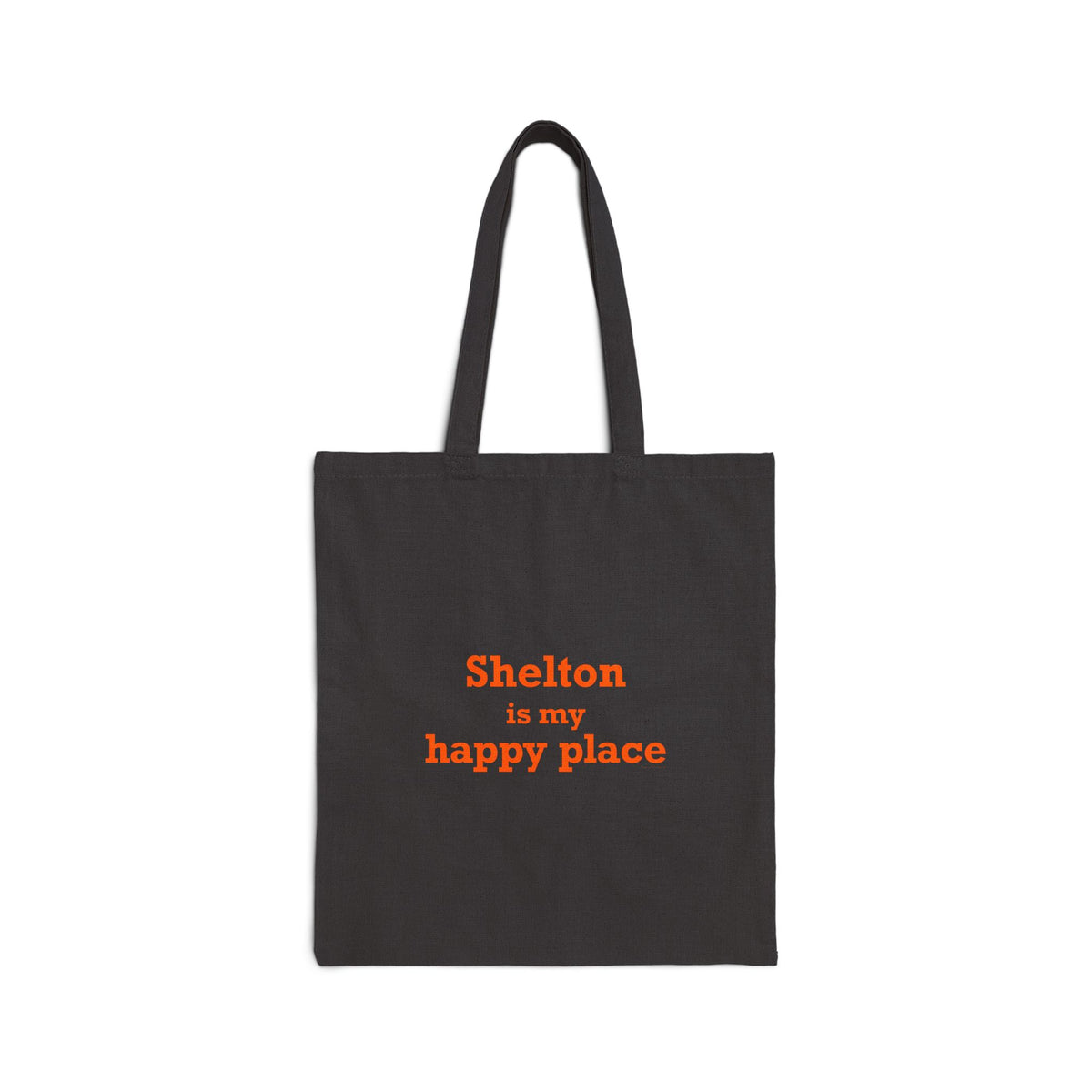 Shelton Is My Happy Place Cotton Canvas Tote Bag