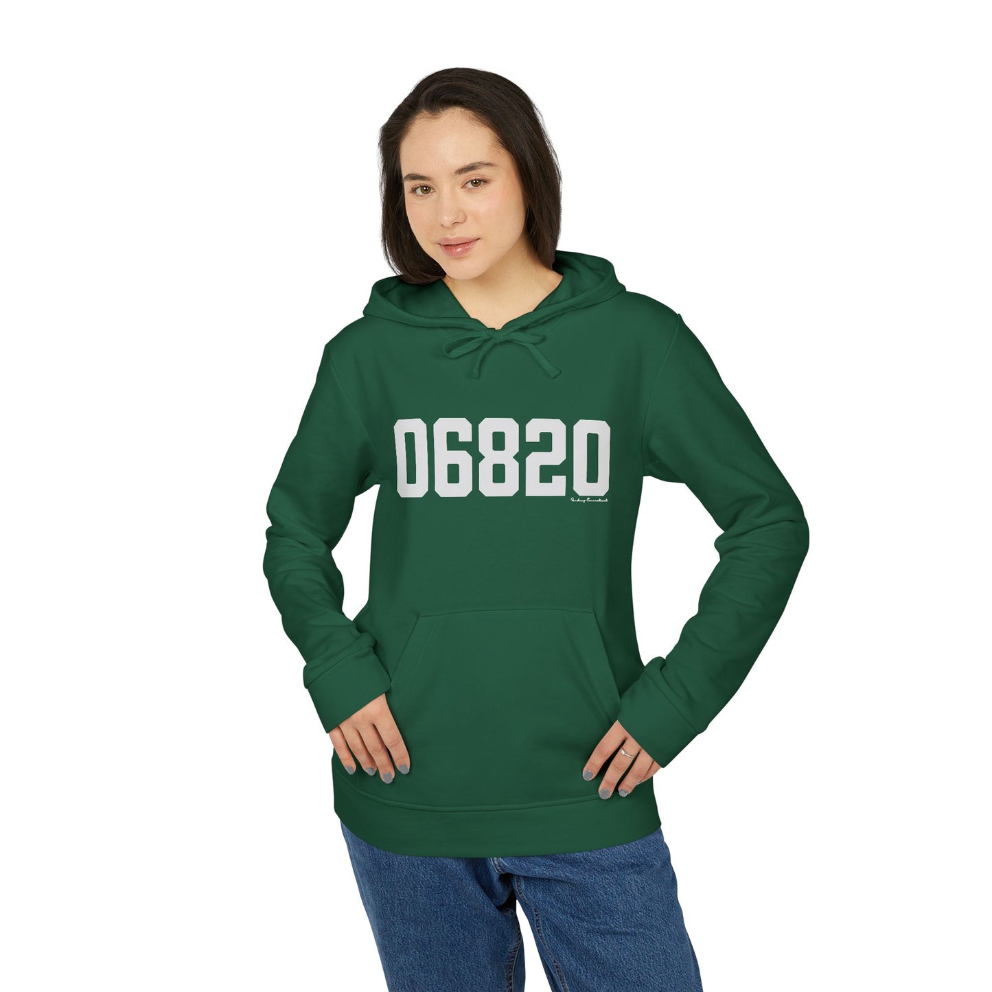 06820 - Darien CT Zip Code adidas Unisex Fleece Hoodie