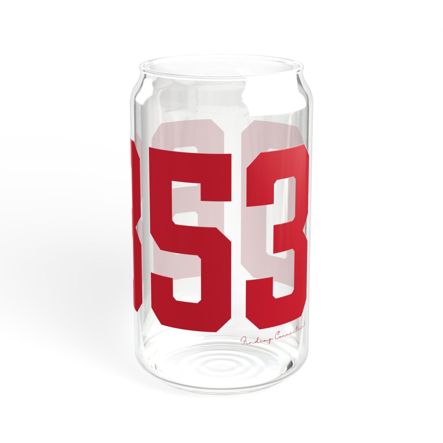 06853 Norwalk Connecticut Zip Code Sipper Glass, 16oz