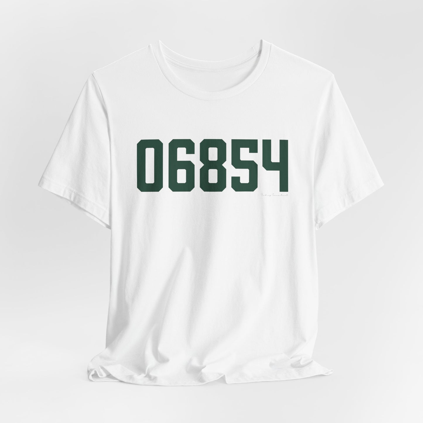 06854 Norwalk Connecticut Zip Code Unisex Jersey Short Sleeve T-Shirt