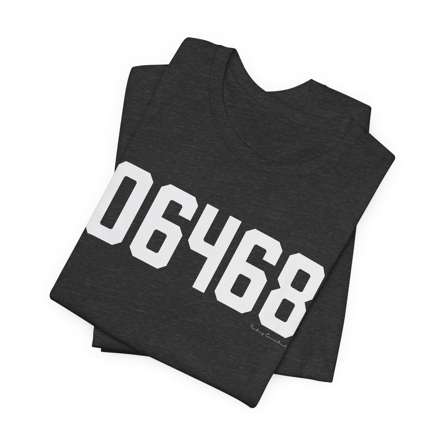 06468 Monroe Connecticut Zip Code Unisex Jersey Short Sleeve T-Shirt