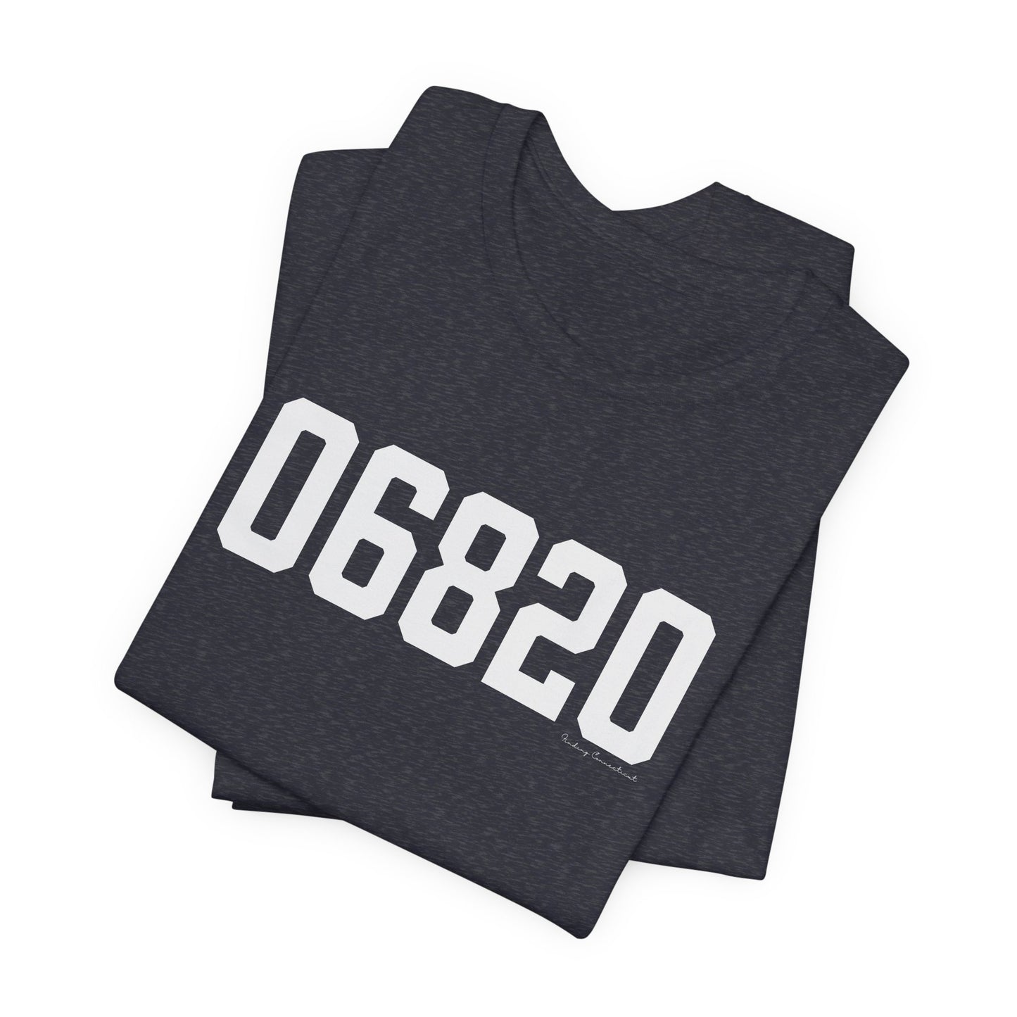 06820 - Darien CT Zip Code Unisex Jersey Short Sleeve T-Shirt