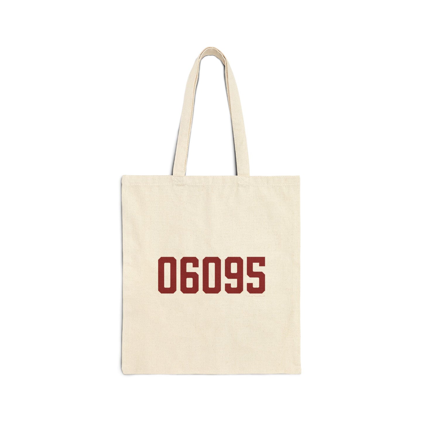 06095 Windsor Connecticut Zip Code Cotton Canvas Tote Bag