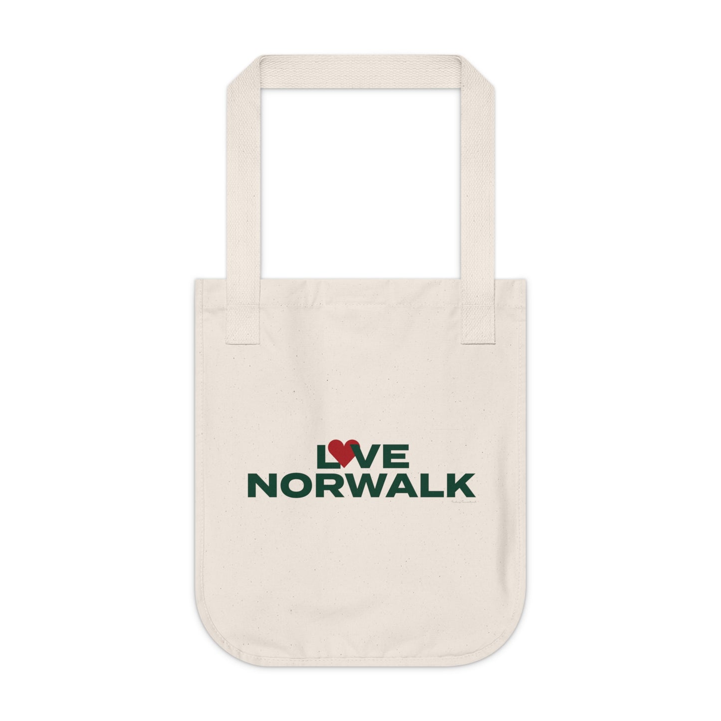 Love Norwalk Organic Canvas Tote Bag