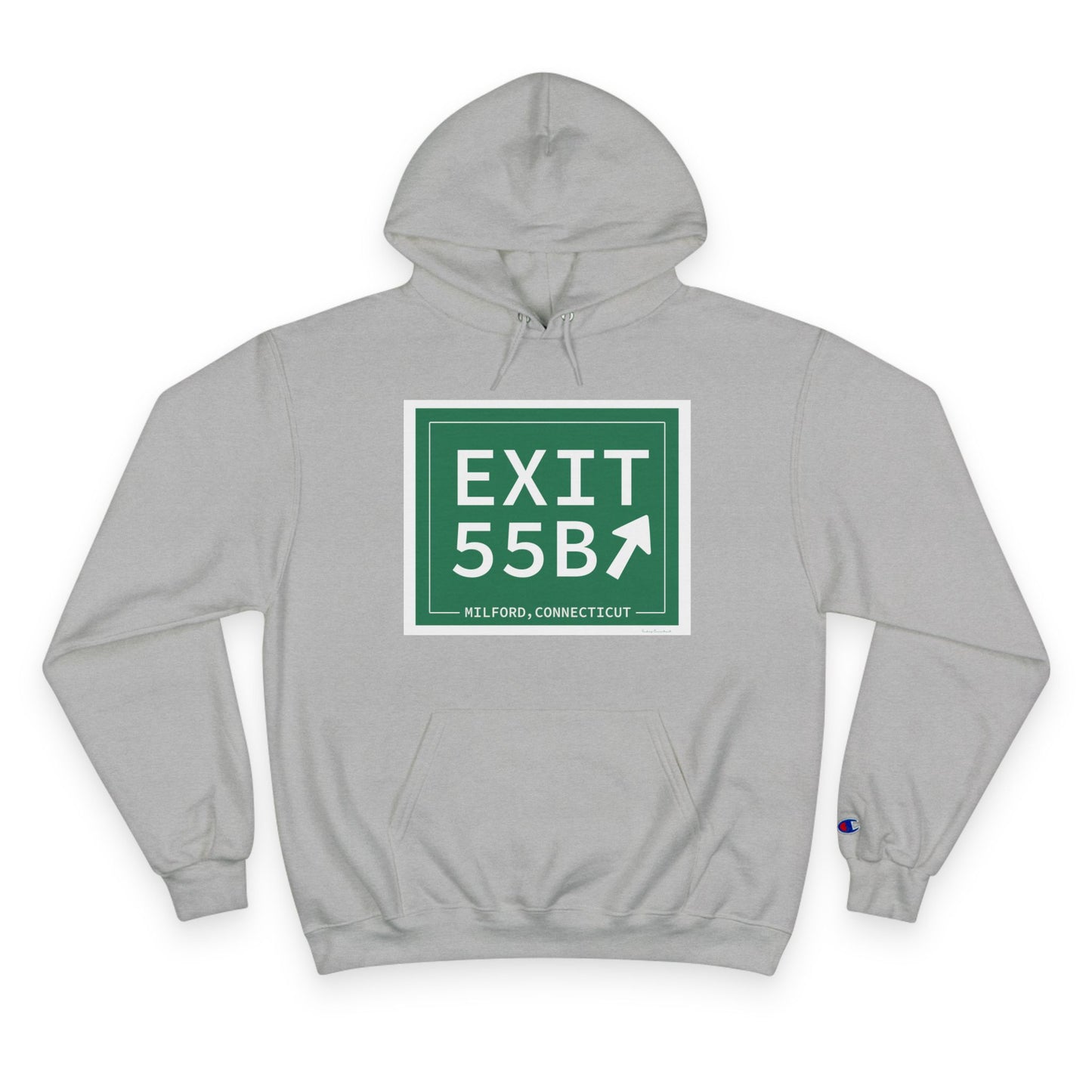 Vintage Exit 55B WCP Sign Champion Hoodie