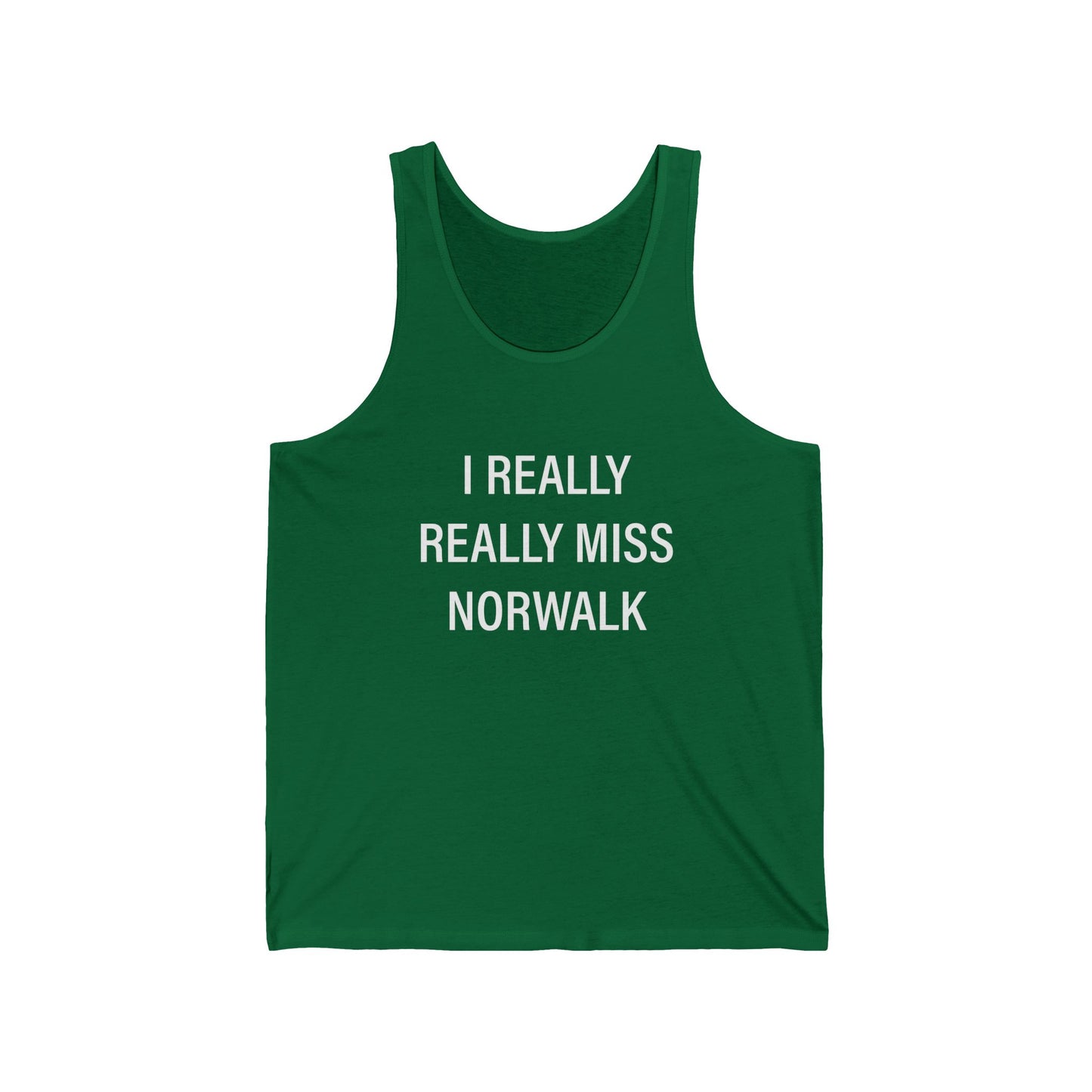 I Really Really Miss Norwalk Unisex Jersey Tank Top