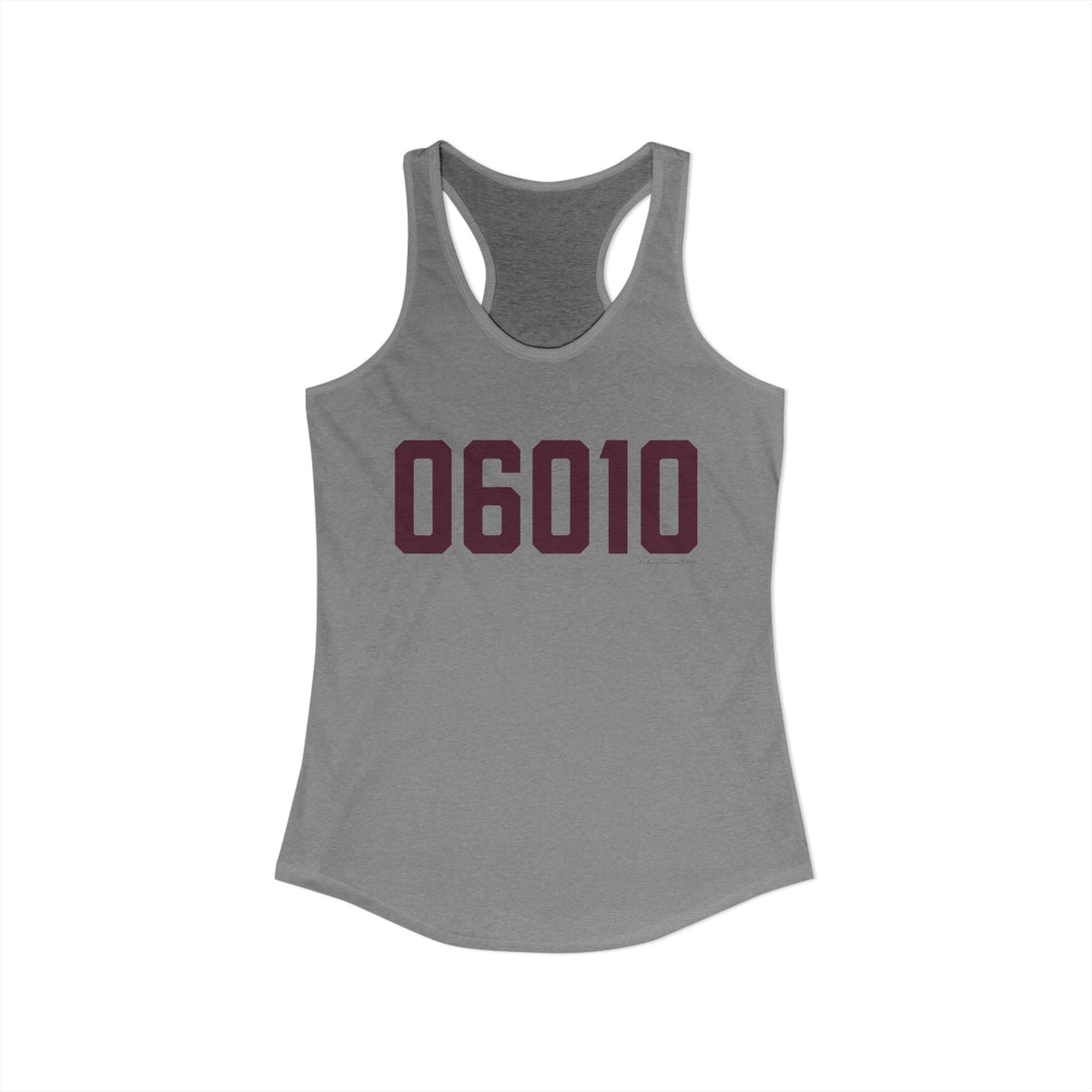 06010 Bristol Connecticut Zip Code Women's Ideal Racerback Tank Top