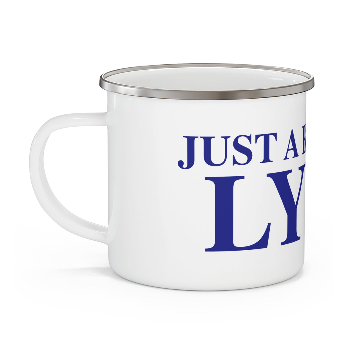 Just a kid from Lyme Enamel Camping Mug