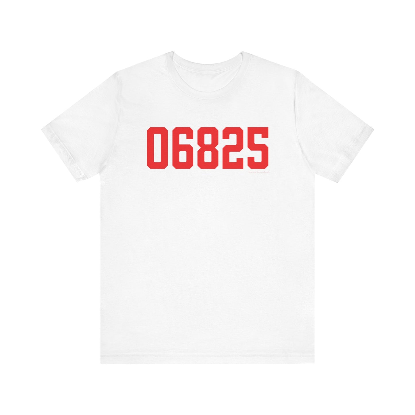 06825 Fairfield Connecticut Zip Code Unisex Jersey Short Sleeve T-Shirt