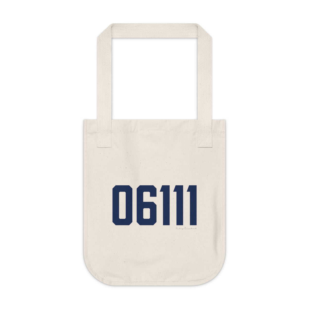 06111 Newington Connecticut Zip Code Organic Canvas Tote Bag