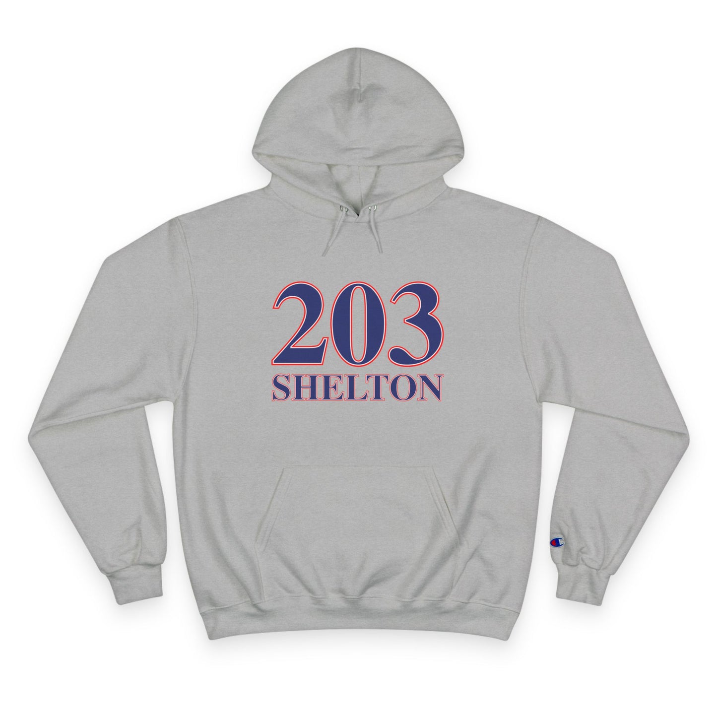 203 Shelton Red White & Blue Champion Hoodie