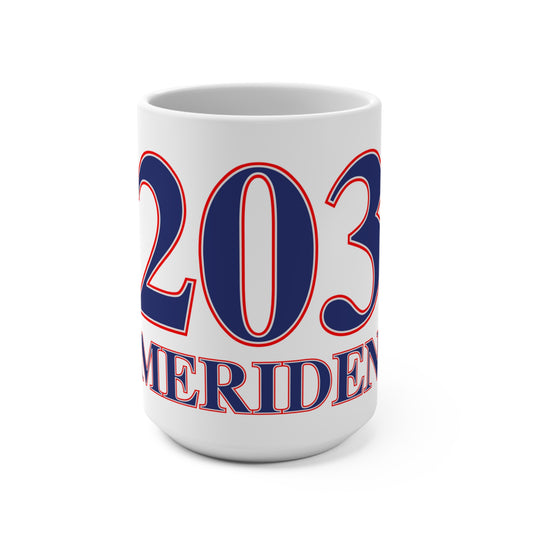203 Meriden Red White & Blue Mug 15oz