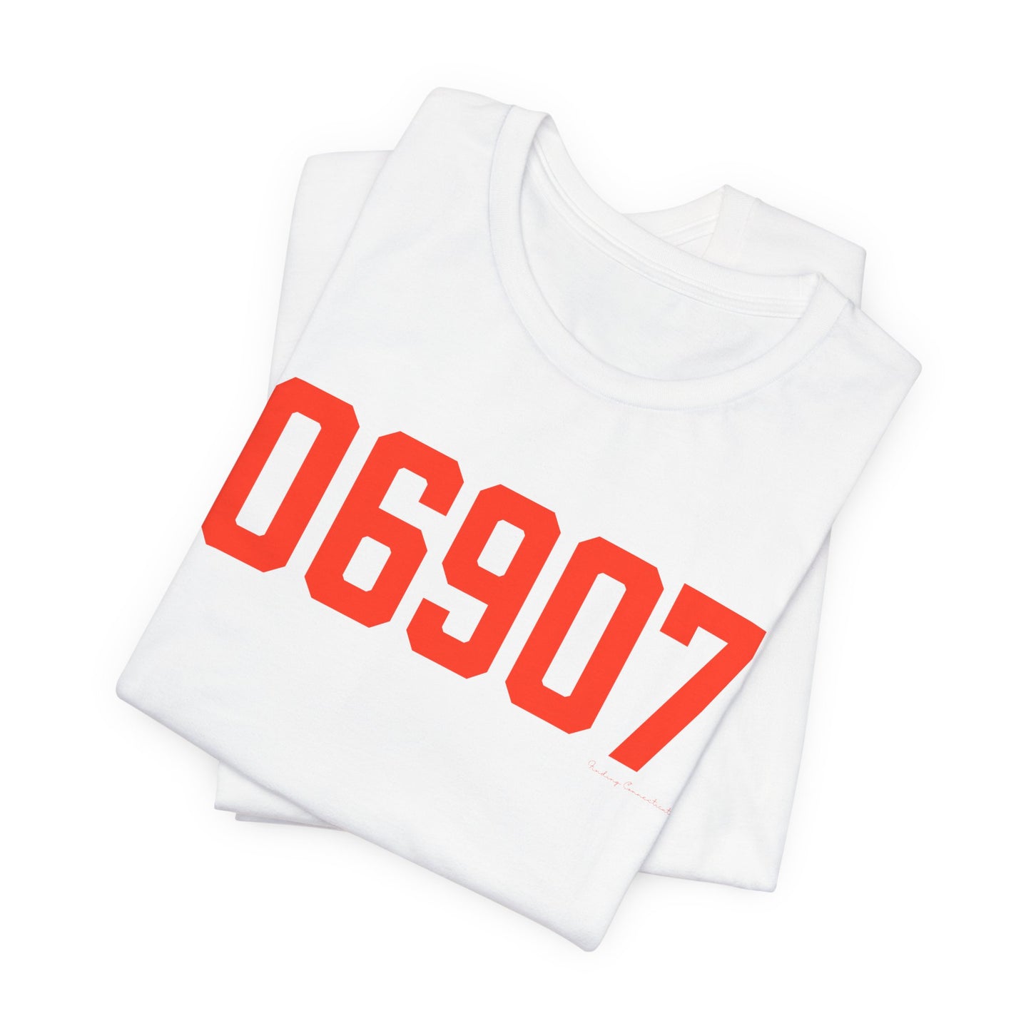 06907 Stamford Connecticut Zip Code Unisex Jersey Short Sleeve T-Shirt
