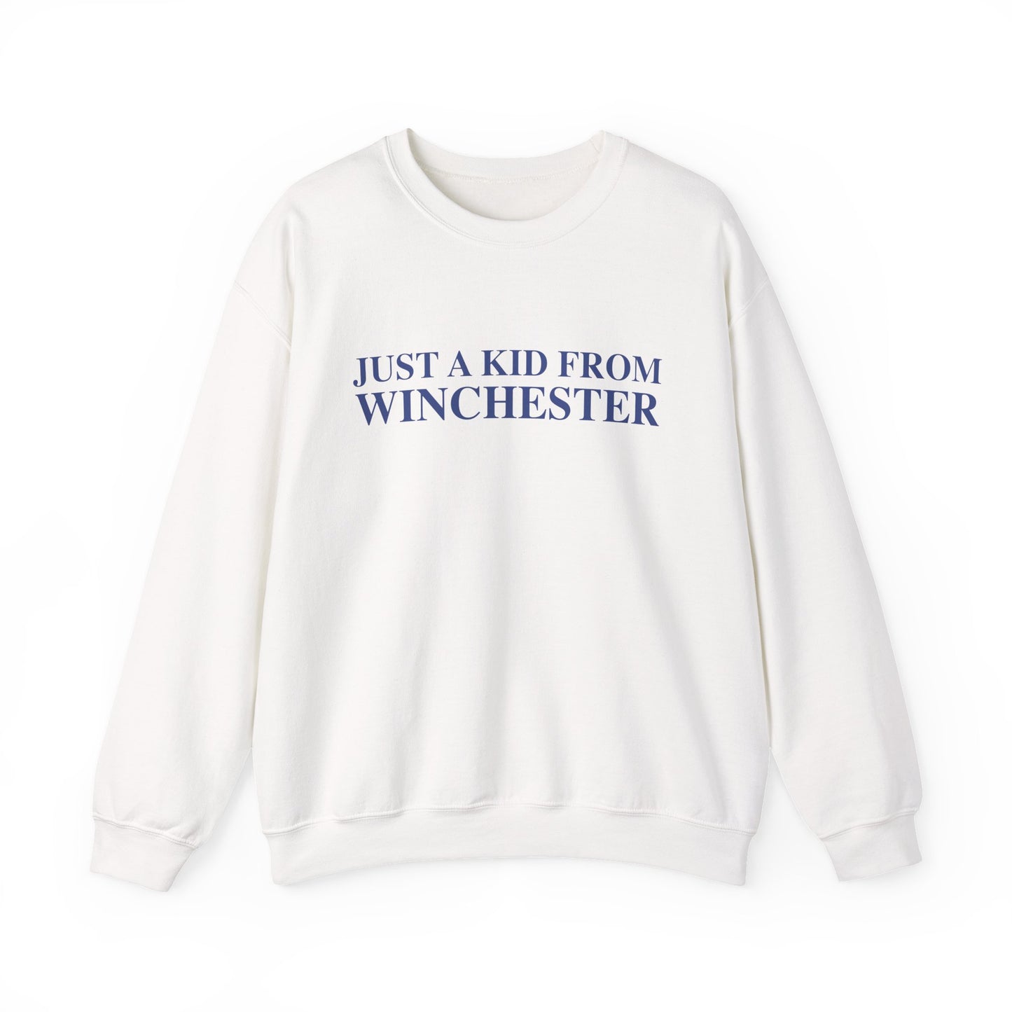 Just a kid from Winchester Unisex Heavy Blend™ Crewneck Sweatshirt