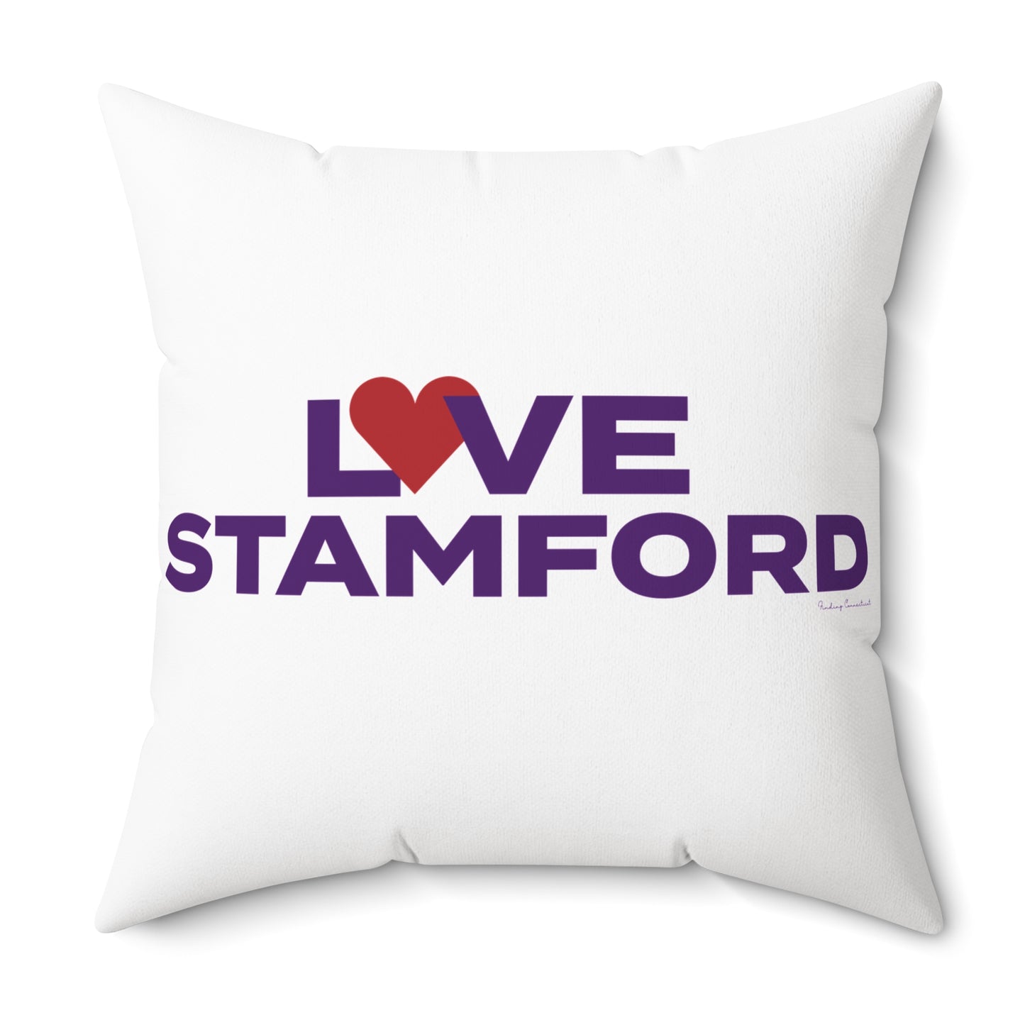 Love Stamford Spun Polyester Square Pillow