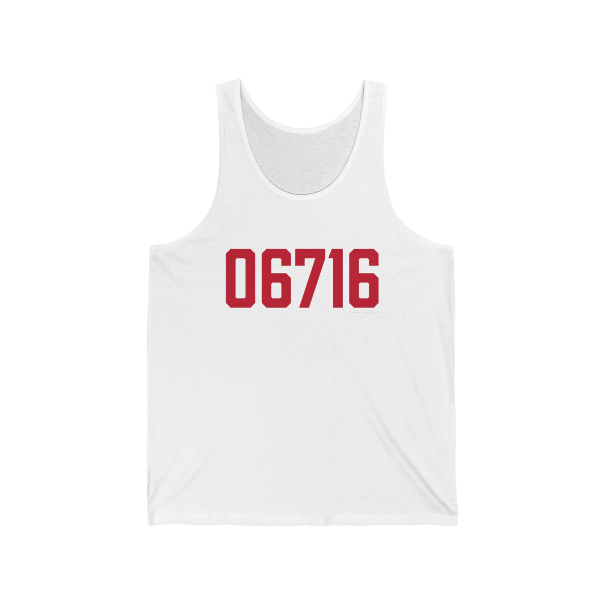 06716 Wolcott Connecticut Zip Code Unisex Jersey Tank Top