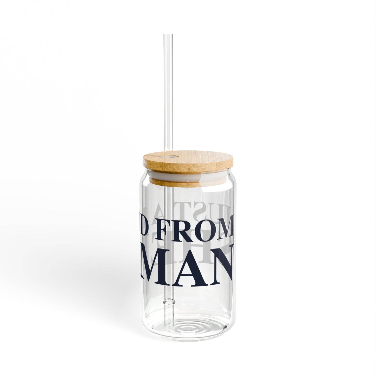 Just a kid from Sherman Sipper Glass, 16oz