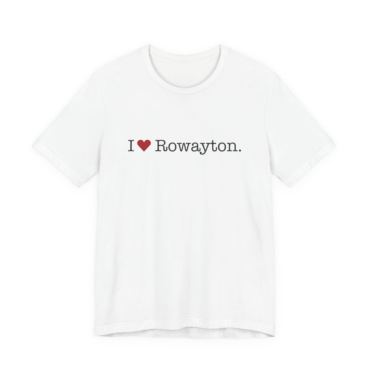 I Heart Rowayton. Unisex Jersey Short Sleeve T-Shirt