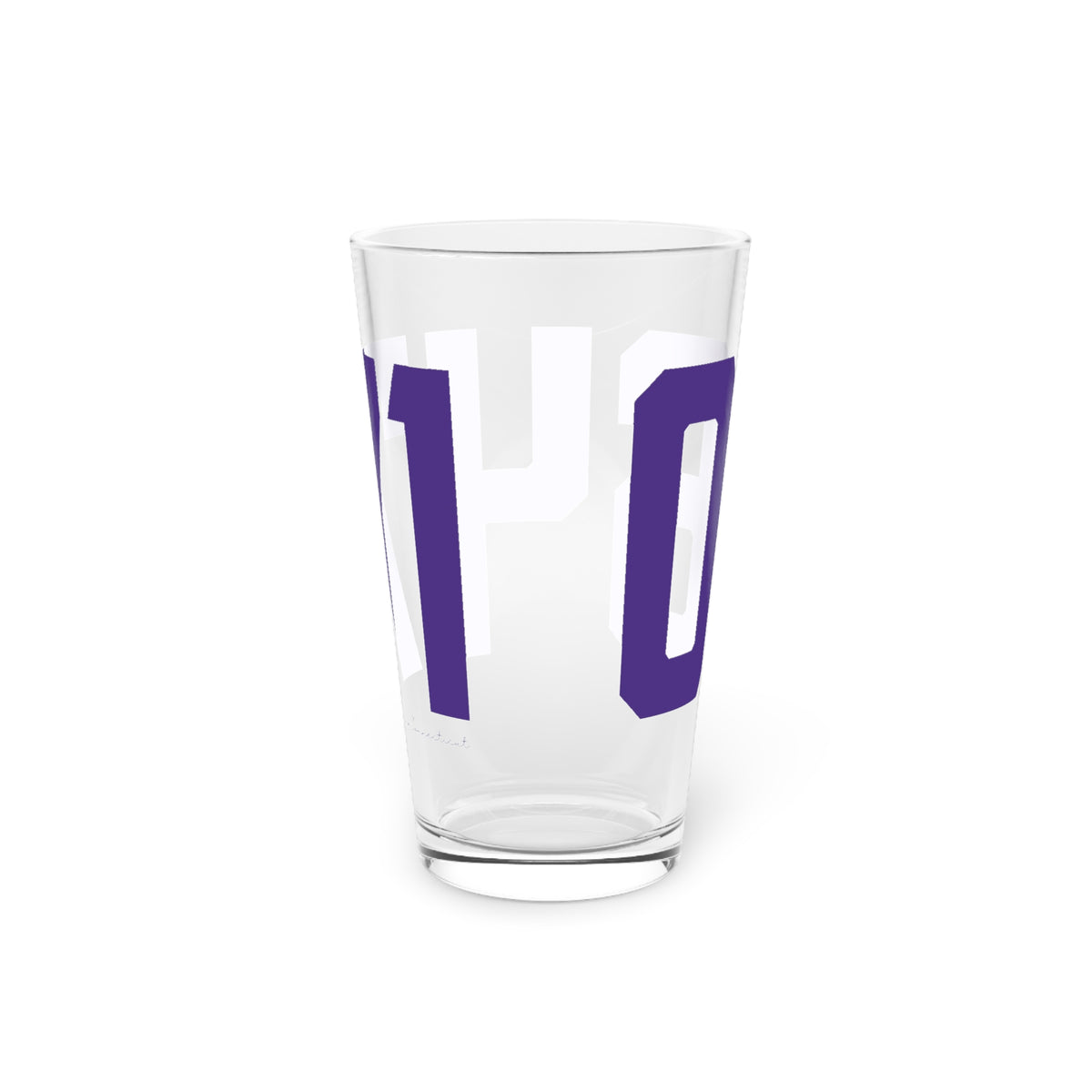 06471 North Branford Connecticut Zip Code Pint Glass, 16oz