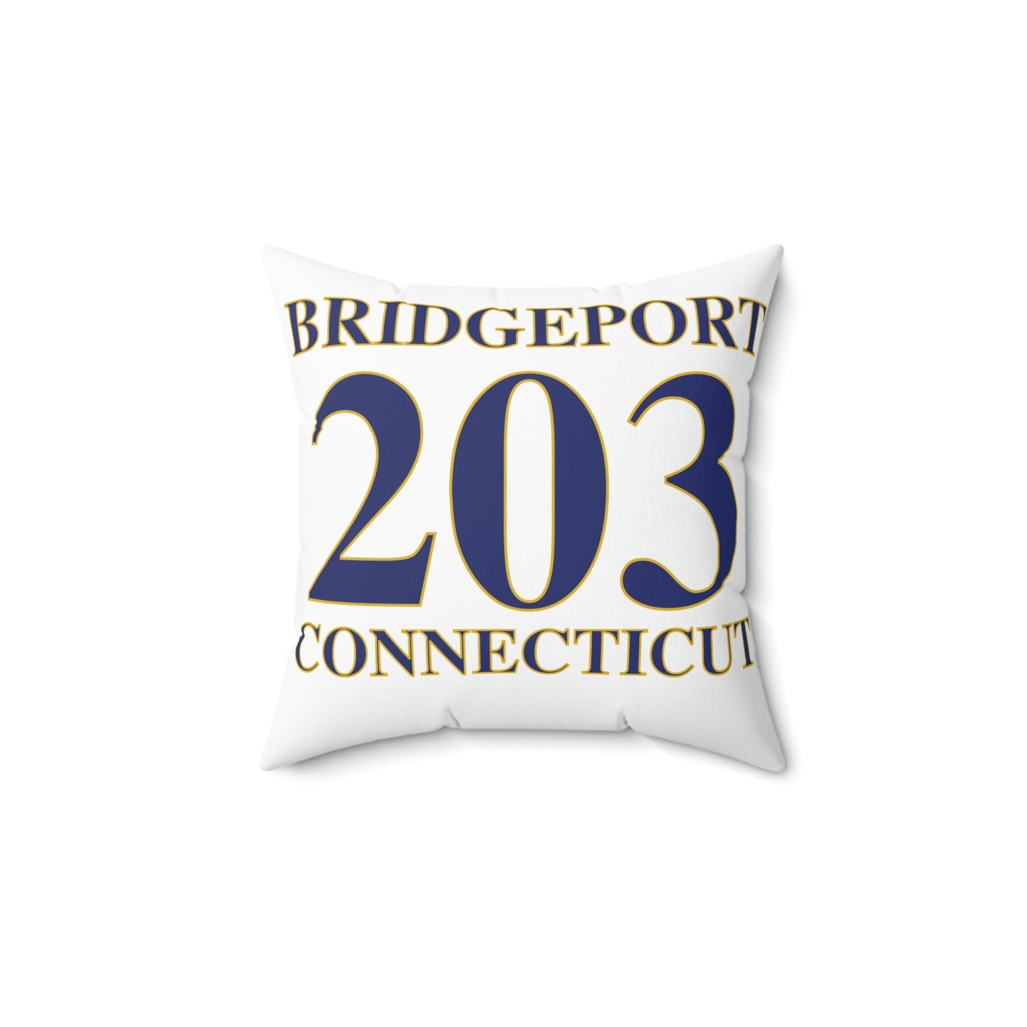 Bridgeport 203 Connecticut Spun Polyester Square Pillow
