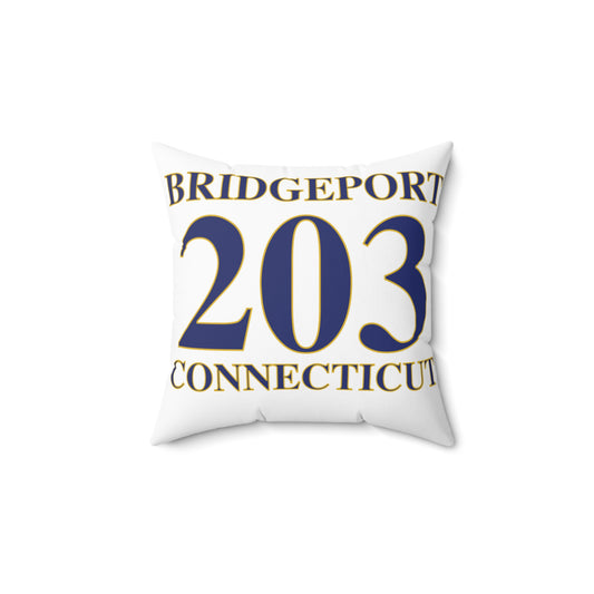 Bridgeport 203 Connecticut Spun Polyester Square Pillow
