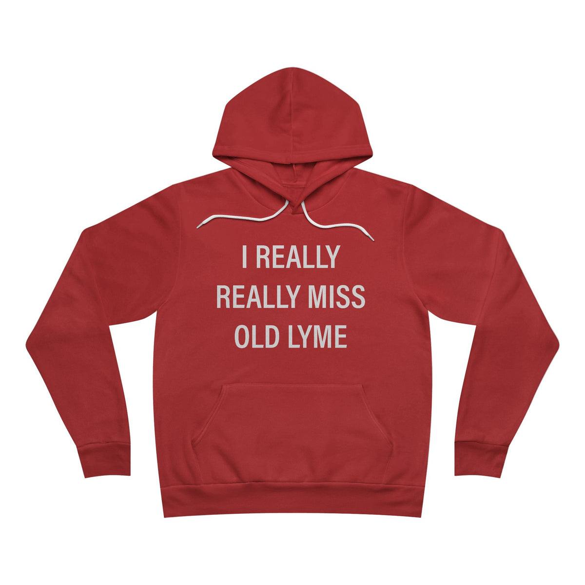 I Really Really Miss Old Lyme Unisex Sponge Fleece Pullover Hoodie
