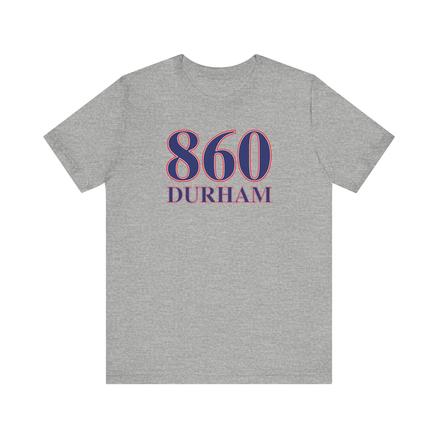 860 Durham Red White & Blue Unisex Jersey Short Sleeve T-Shirt