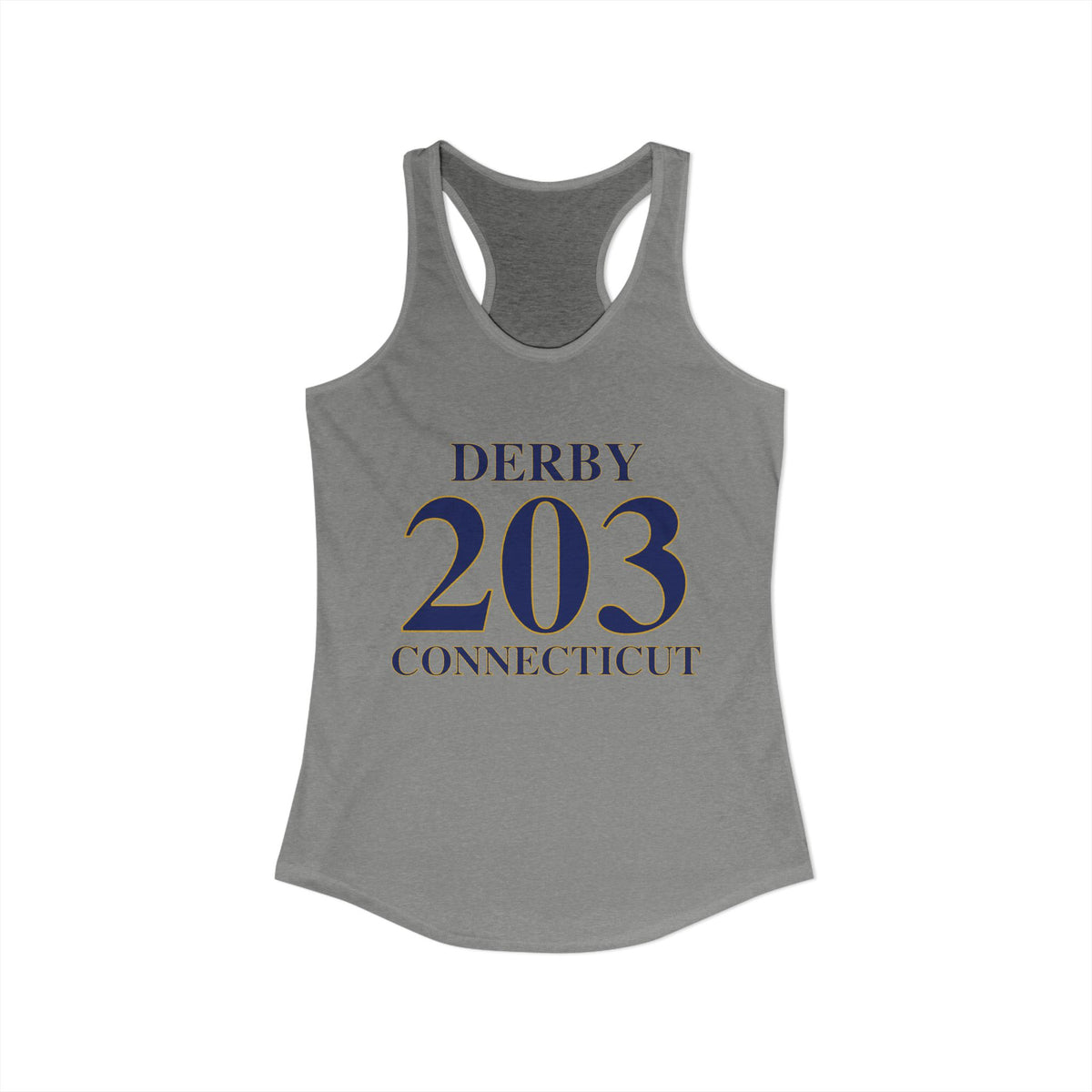 Derby 203 Connecticut Women's Ideal Racerback Tank Top