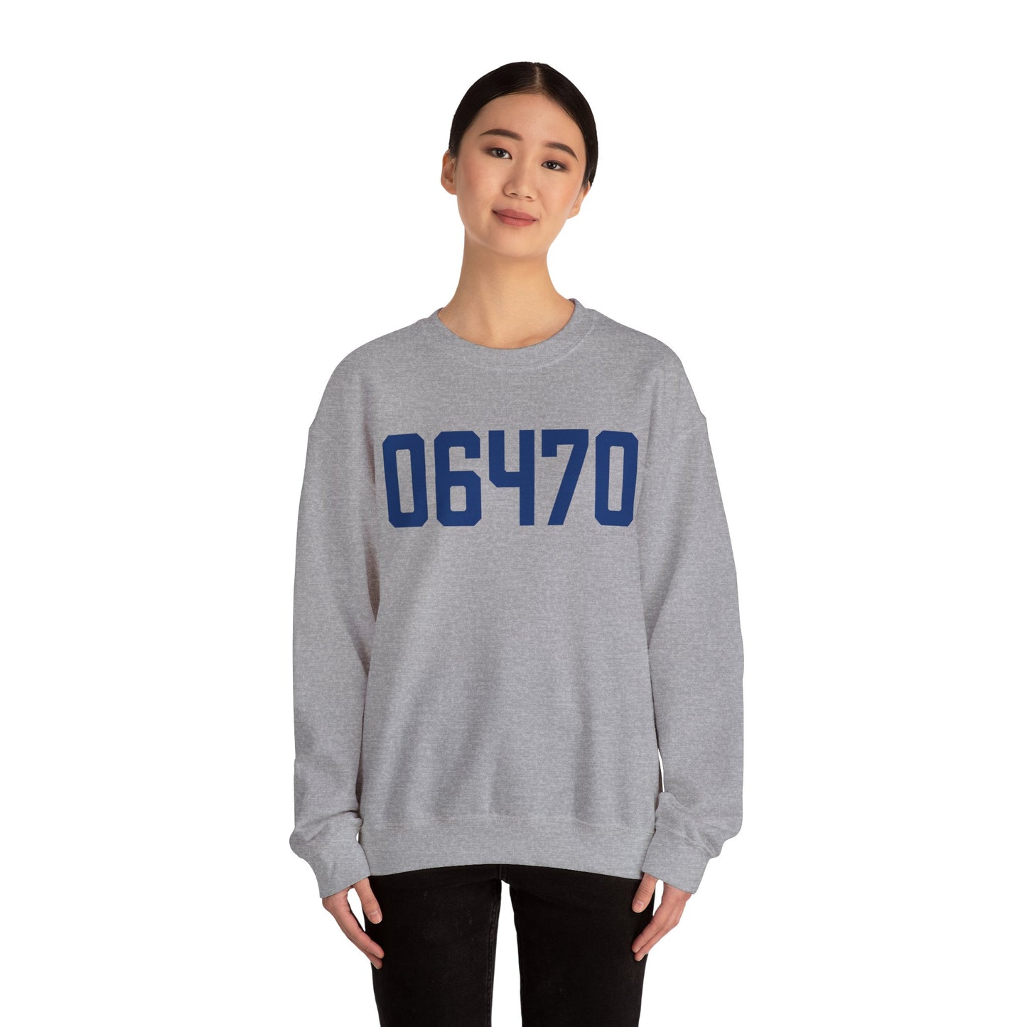 06470 Newtown. Connecticut Zip Code Unisex Heavy Blend™ Crewneck Sweatshirt