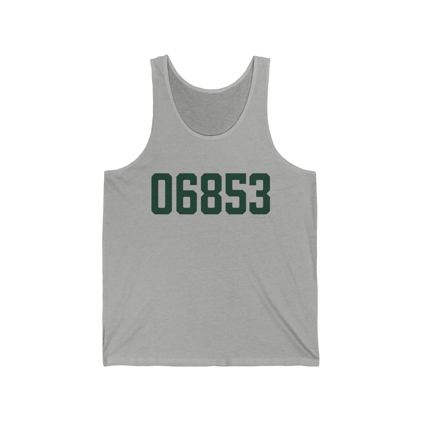 06853 Norwalk Connecticut Zip CodeUnisex Jersey Tank Top