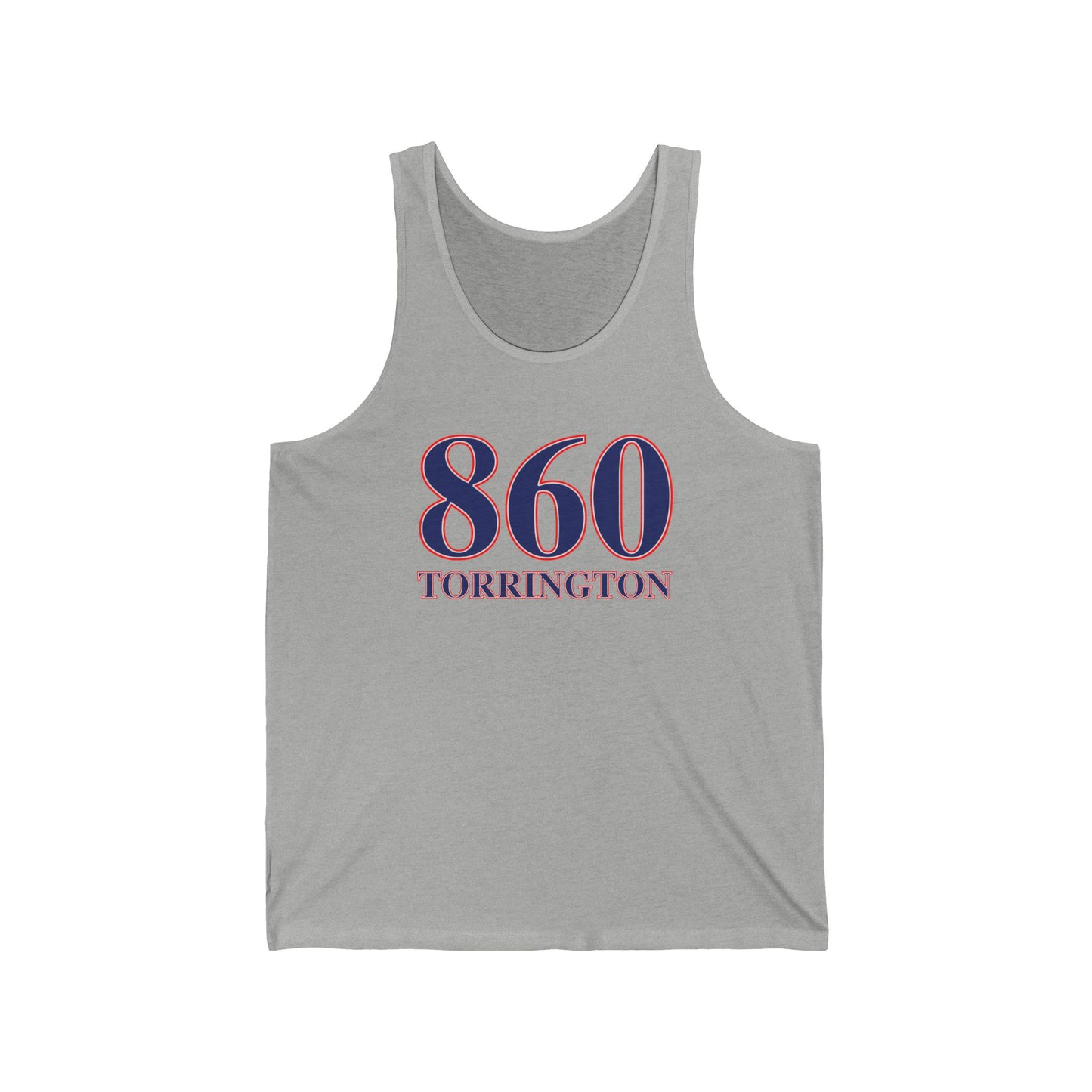 860 Torrington Red White & Blue Unisex Jersey Tank Top