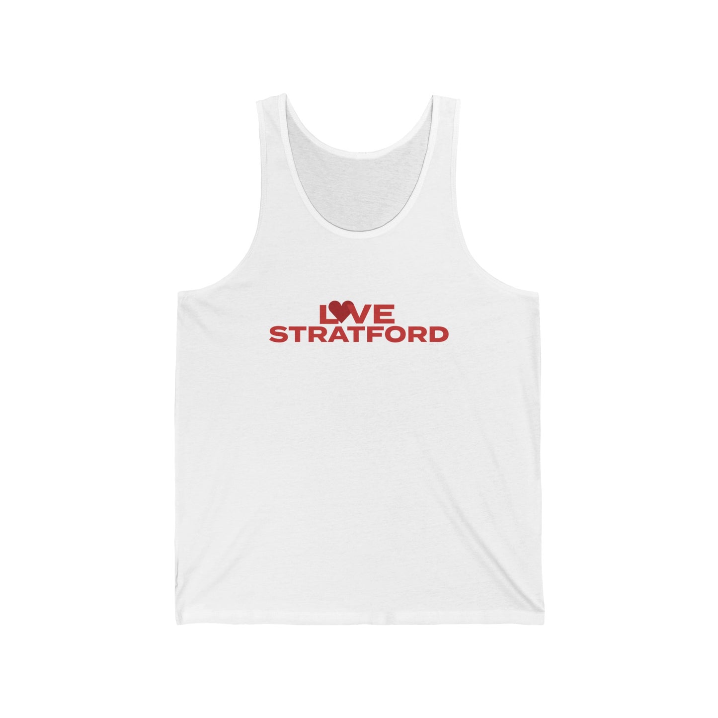 Love Stratford Unisex Jersey Tank Top