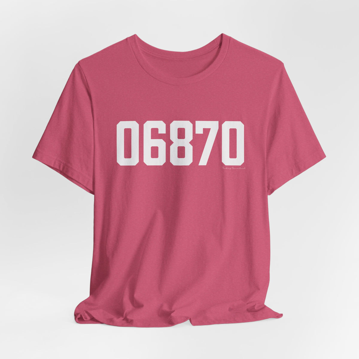 06870 - Greenwich CT Zip Code Unisex Jersey Short Sleeve T-Shirt